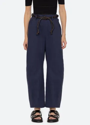 Hose Adele Hose Ss25-019 Marineblau
