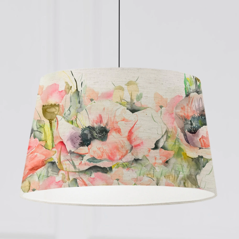Papavera Quintus Taper Lamp Shade Sweetpea patterned fashion rug  