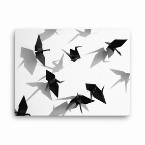 Paper crane - canvas canvas mural art