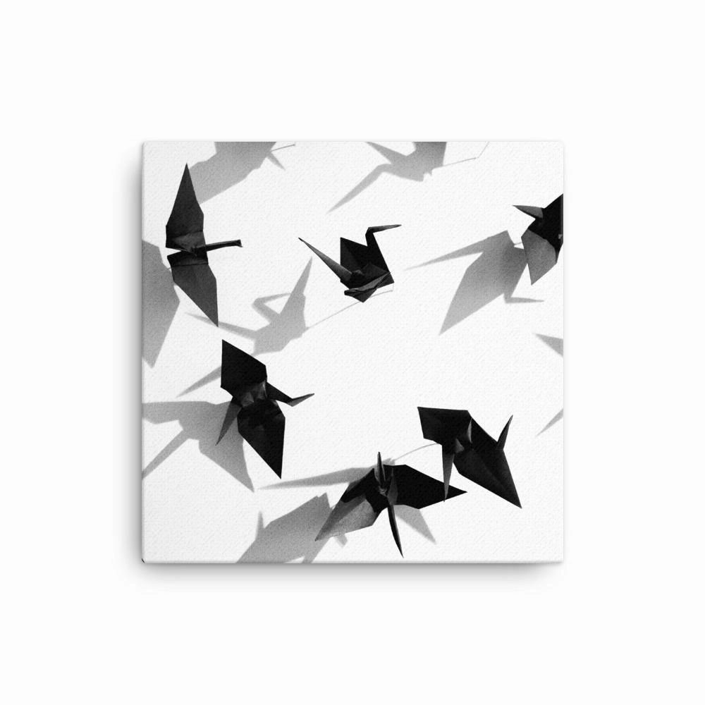 Paper crane - canvas