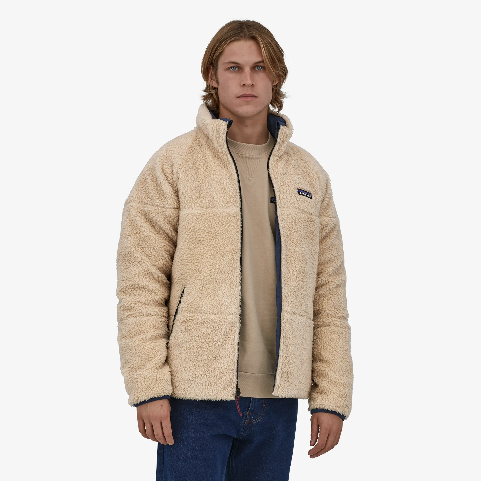 Patagonia Herrenjacken & Westen Reversible Silent Down Fleece Jacket für Herren
