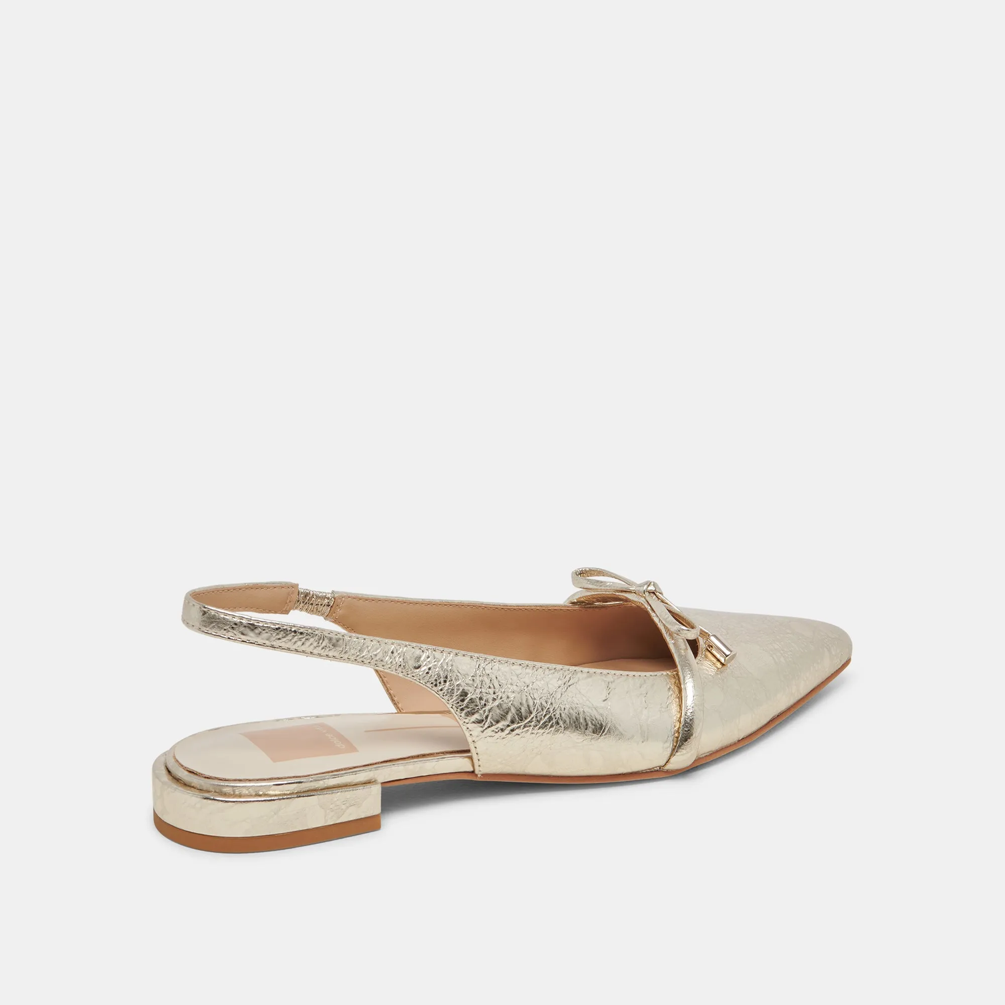 PAYGE FLATS PLATINUM DISTRESSED LEDER