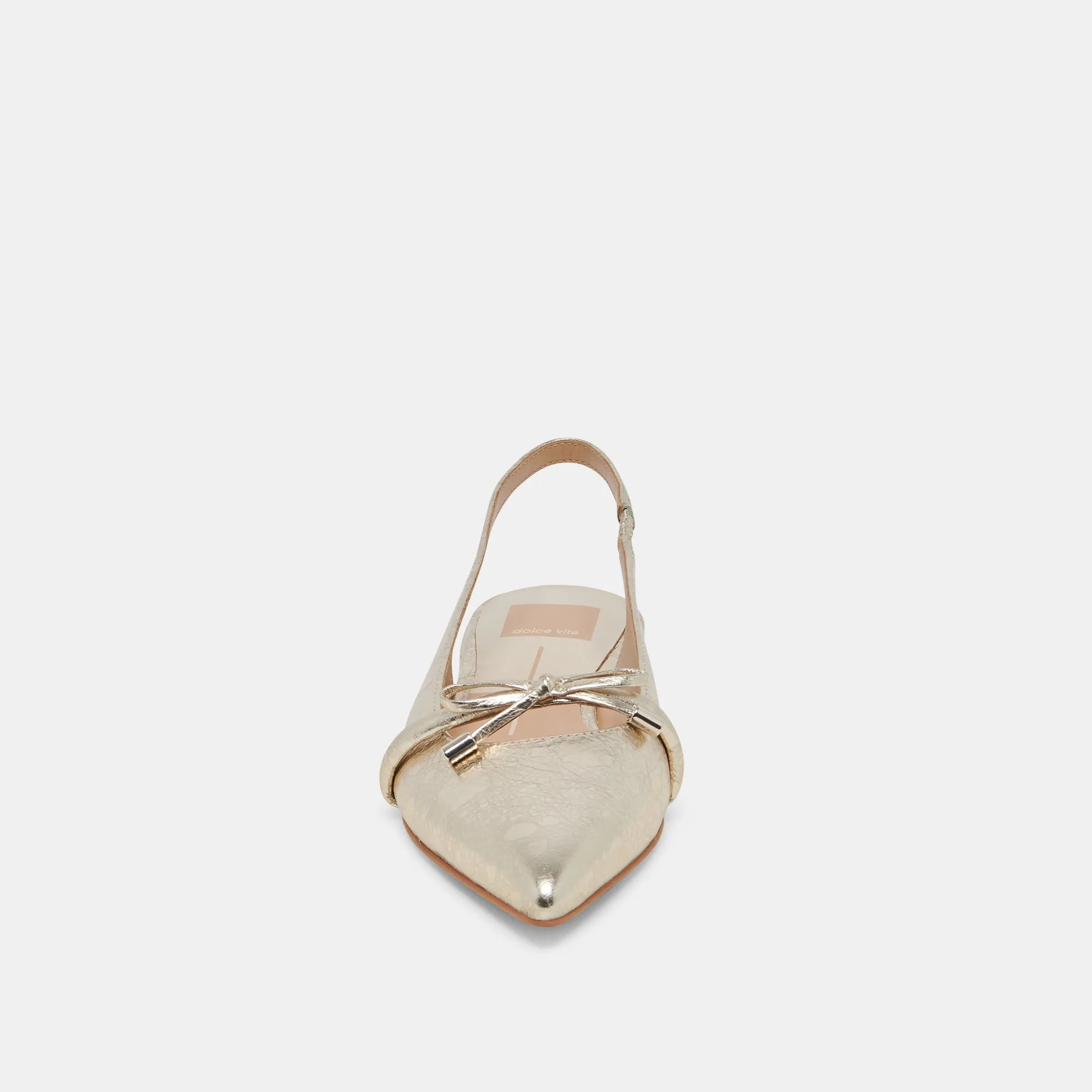 PAYGE FLATS PLATINUM DISTRESSED LEDER