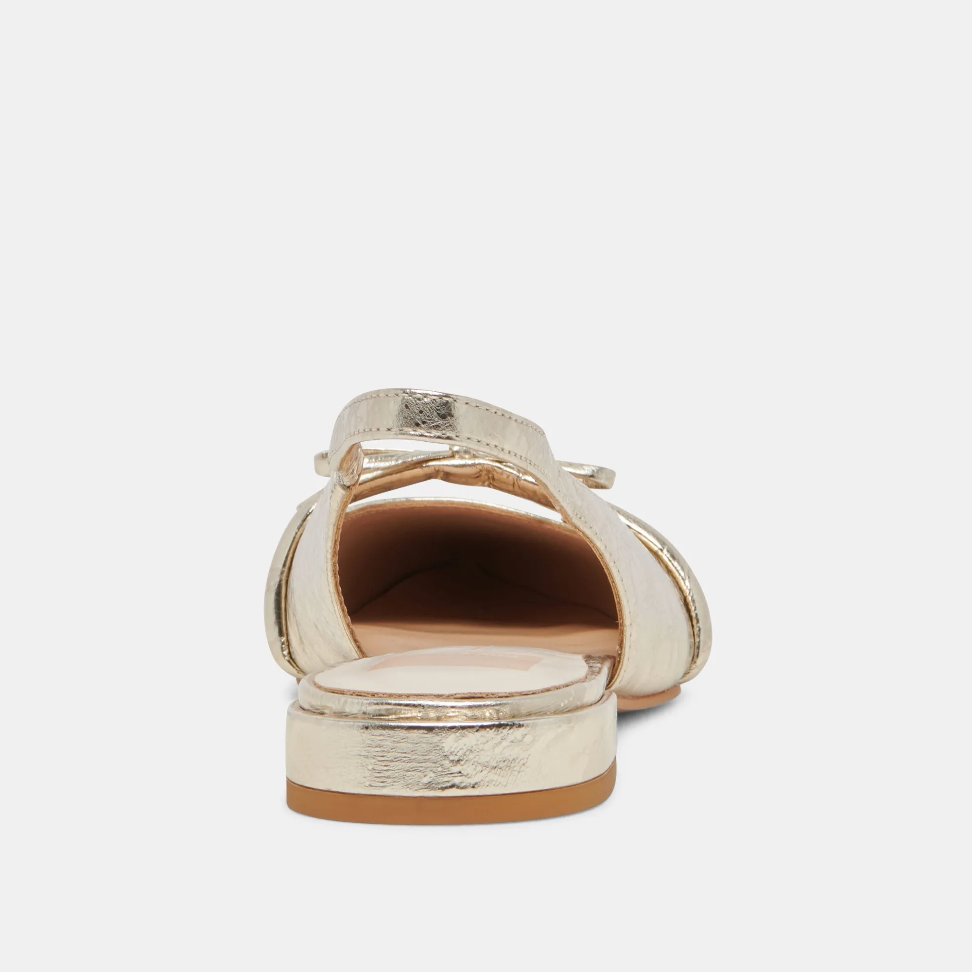 PAYGE FLATS PLATINUM DISTRESSED LEDER