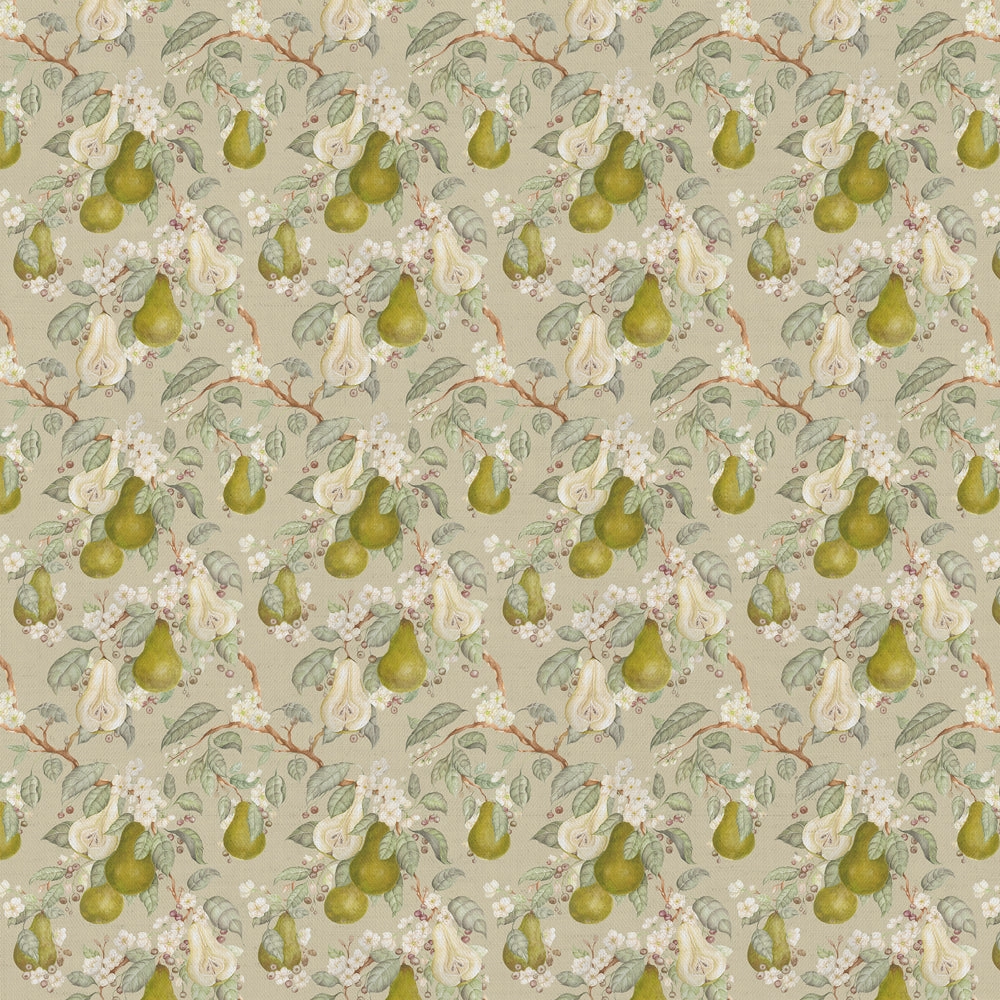Pear Harvest Printed Cotton Fabric Hazel