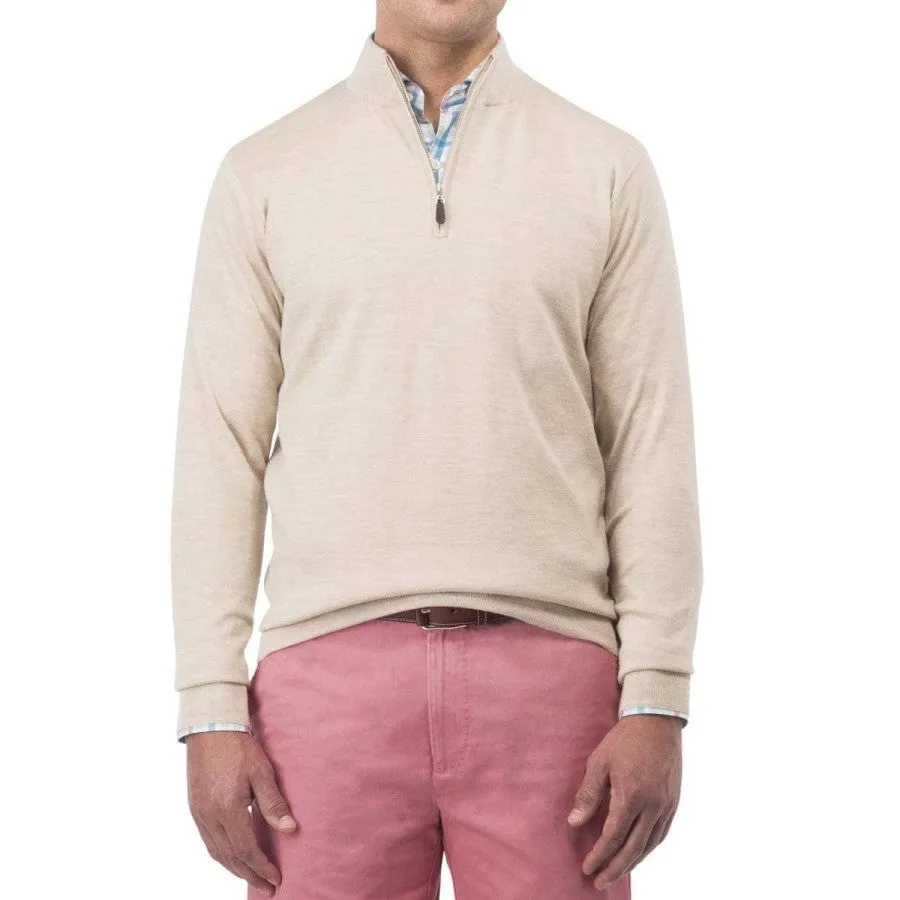 Peter Millar | Crown Cashmere Viertelzip-Pullover