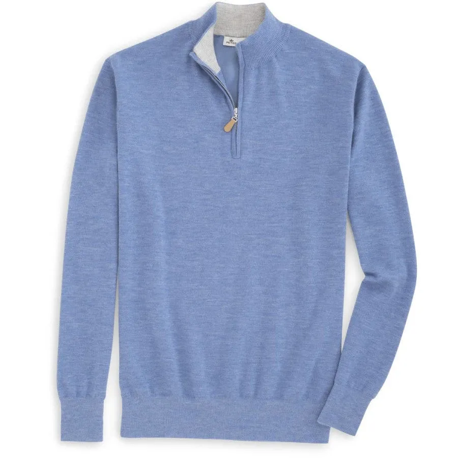 Peter Millar | Crown Cashmere Viertelzip-Pullover