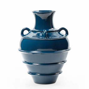 Phadera Vase in Midnight Blue home display ornament