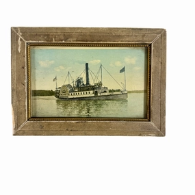 Picture Frame Boat textured wall artwork