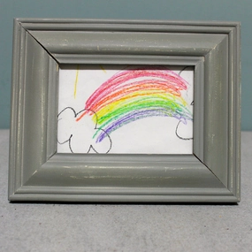 Picture Frame Double Mold textured wall artwork