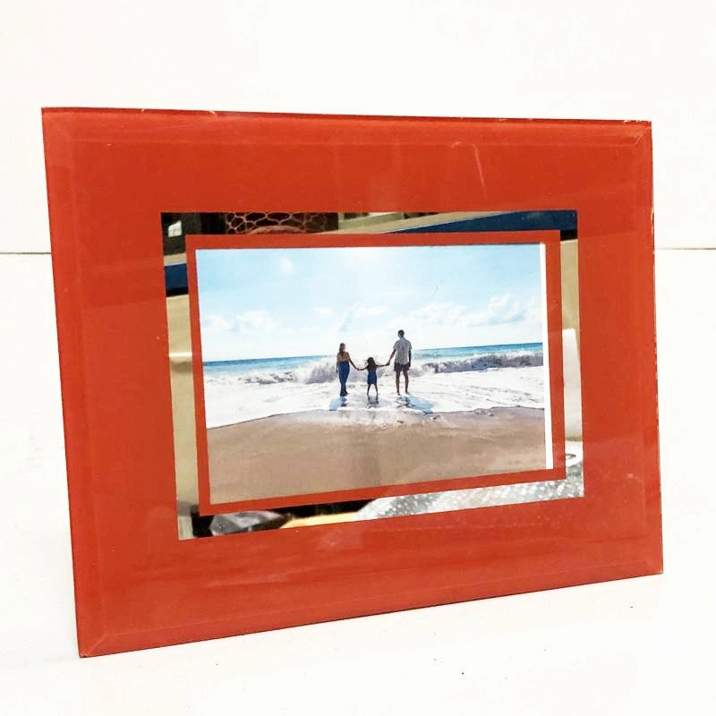 Picture Frame Orange textured wall artwork