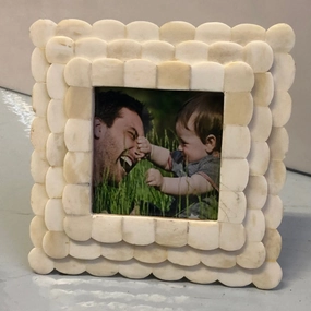 Picture Frame Scalloped textured wall artwork