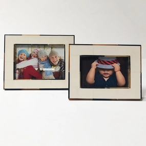 Picture Frame Set Bone textured wall artwork