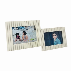 Picture Frame Set Brass Lines textured wall artwork