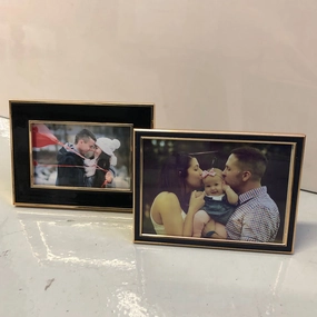 Picture Frame Set Enamel textured wall artwork