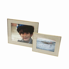Picture Frame Set Linen textured wall artwork