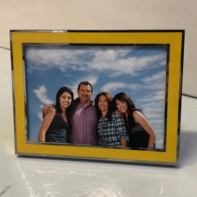 Picture Frame Yellow textured wall artwork