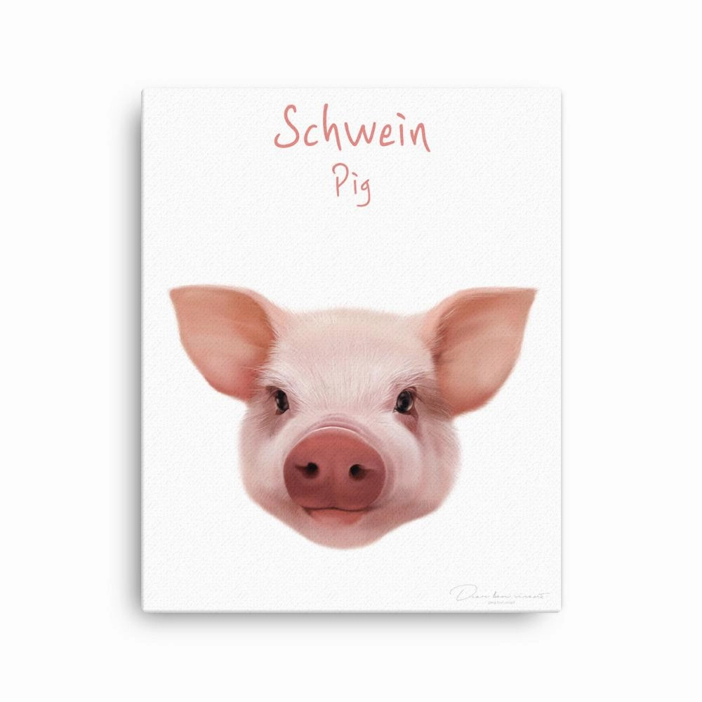 Pig - canvas