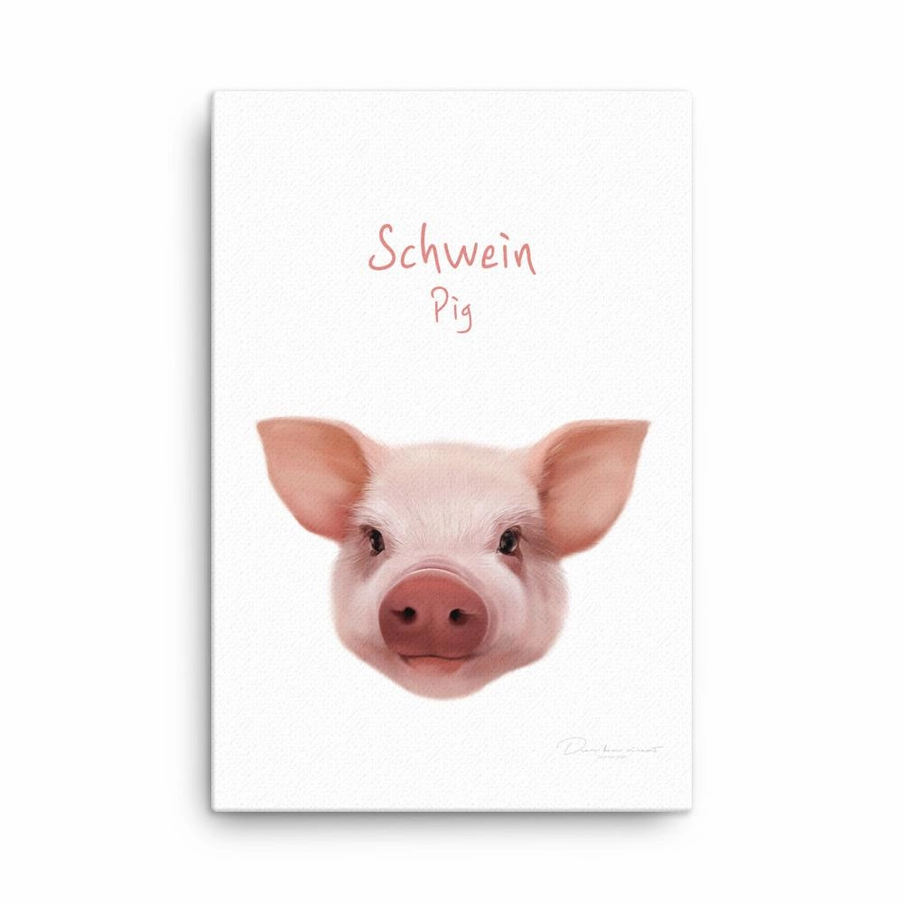Pig - canvas