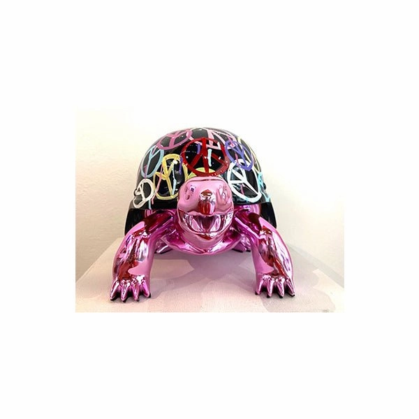 PINK PEACE  TURTLE