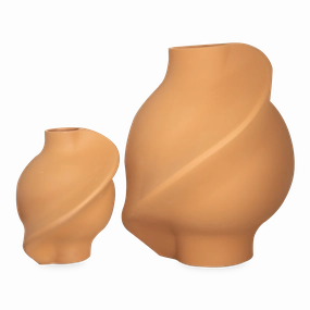 Pirout Vase - Ochre elegant wall decor