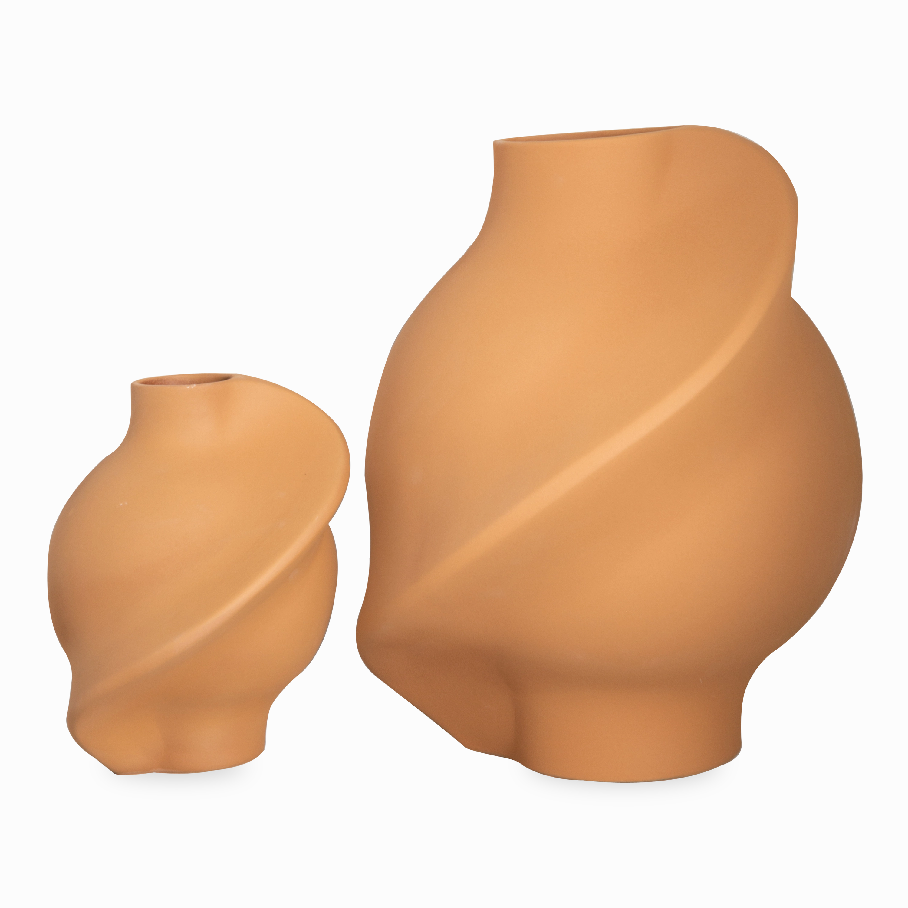 Pirout Vase - Ochre elegant wall decor