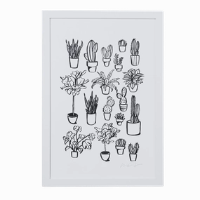 Planttern Print framed wall decor