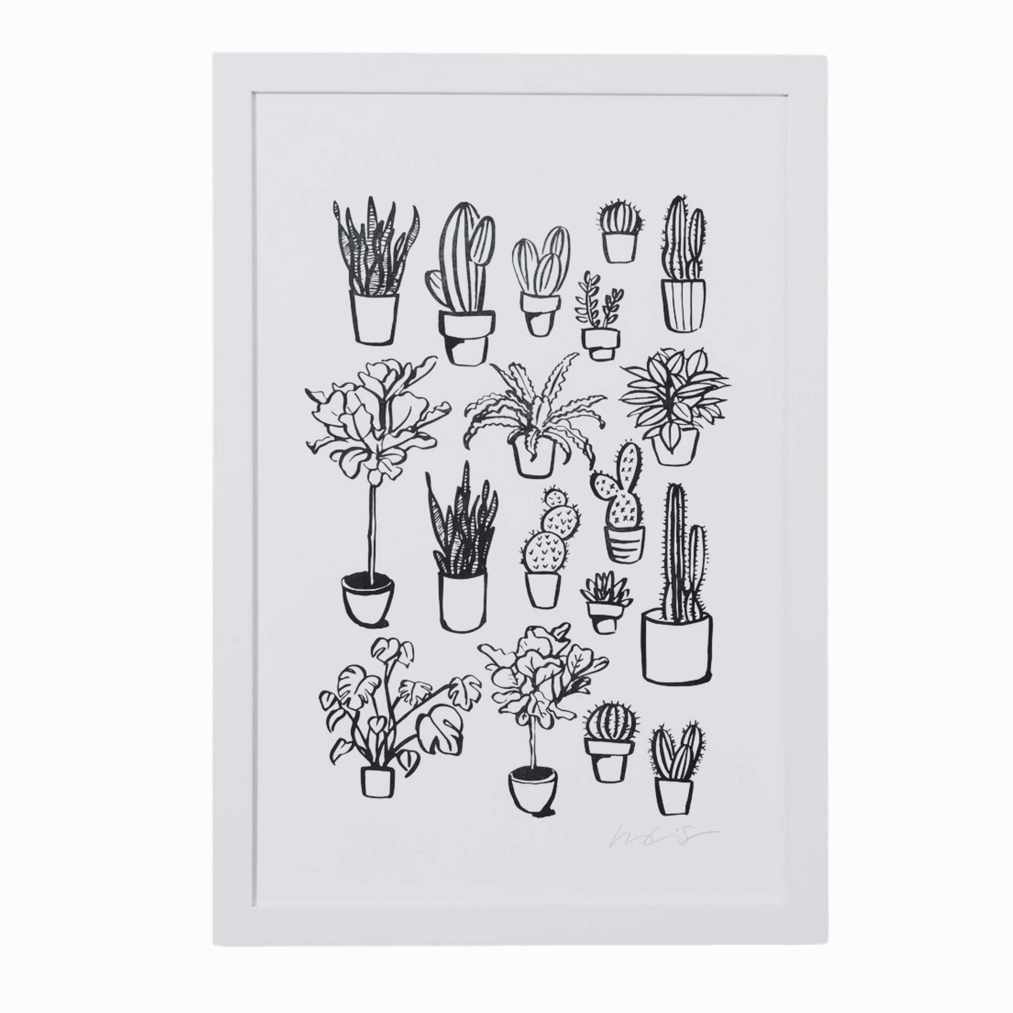 Planttern Print framed wall decor