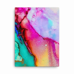 Play of colors - canvas canvas mural art