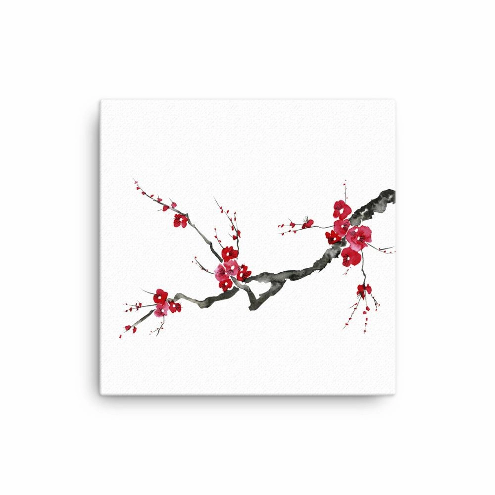 Plum Blossoms - canvas