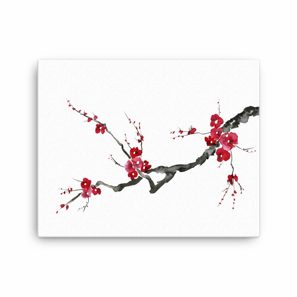 Plum Blossoms - canvas