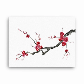 Plum Blossoms - canvas canvas mural art