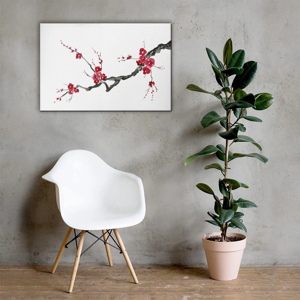 Plum Blossoms - canvas