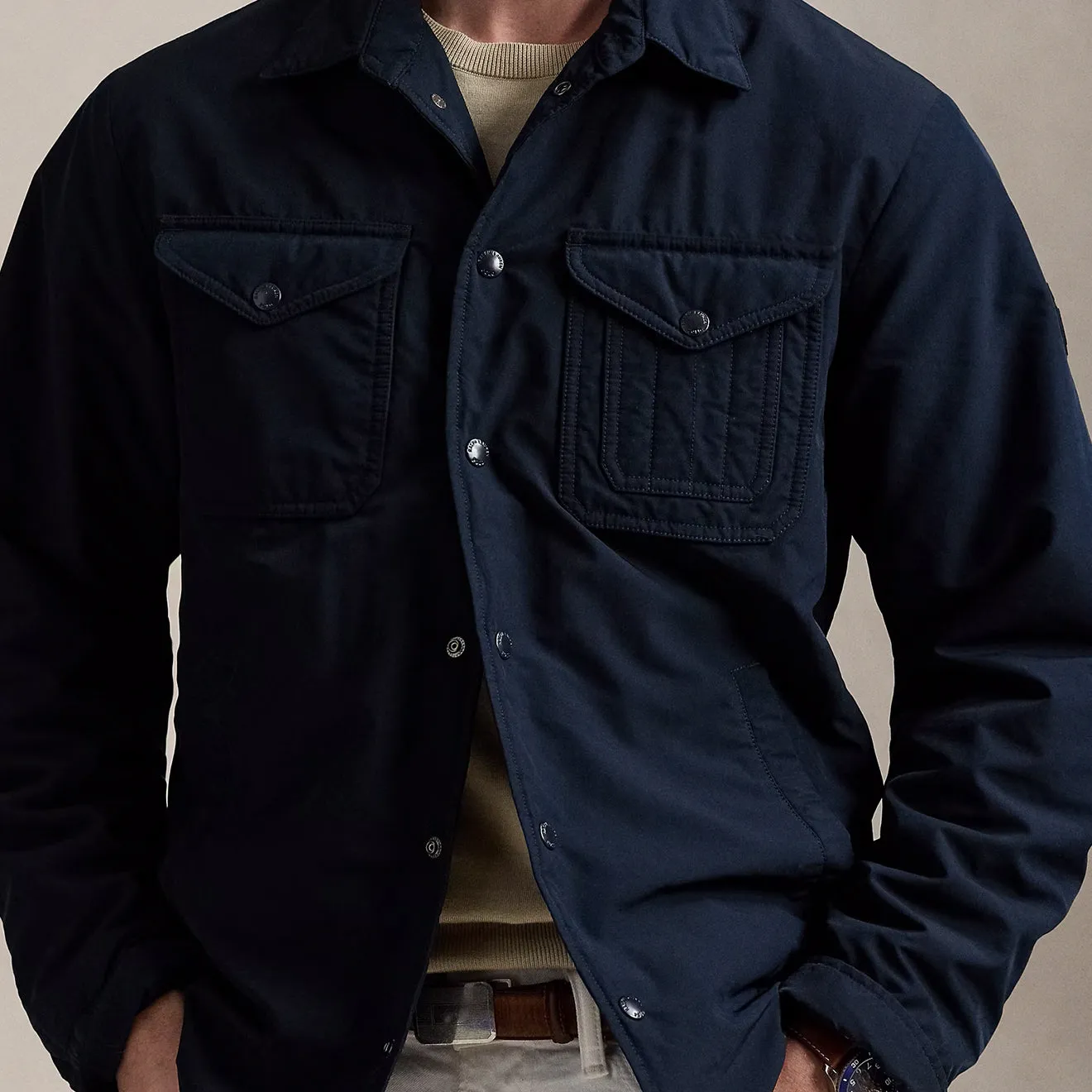 Polo Ralph Lauren Die Pearson Hemdjacken-Kollektion Marineblau