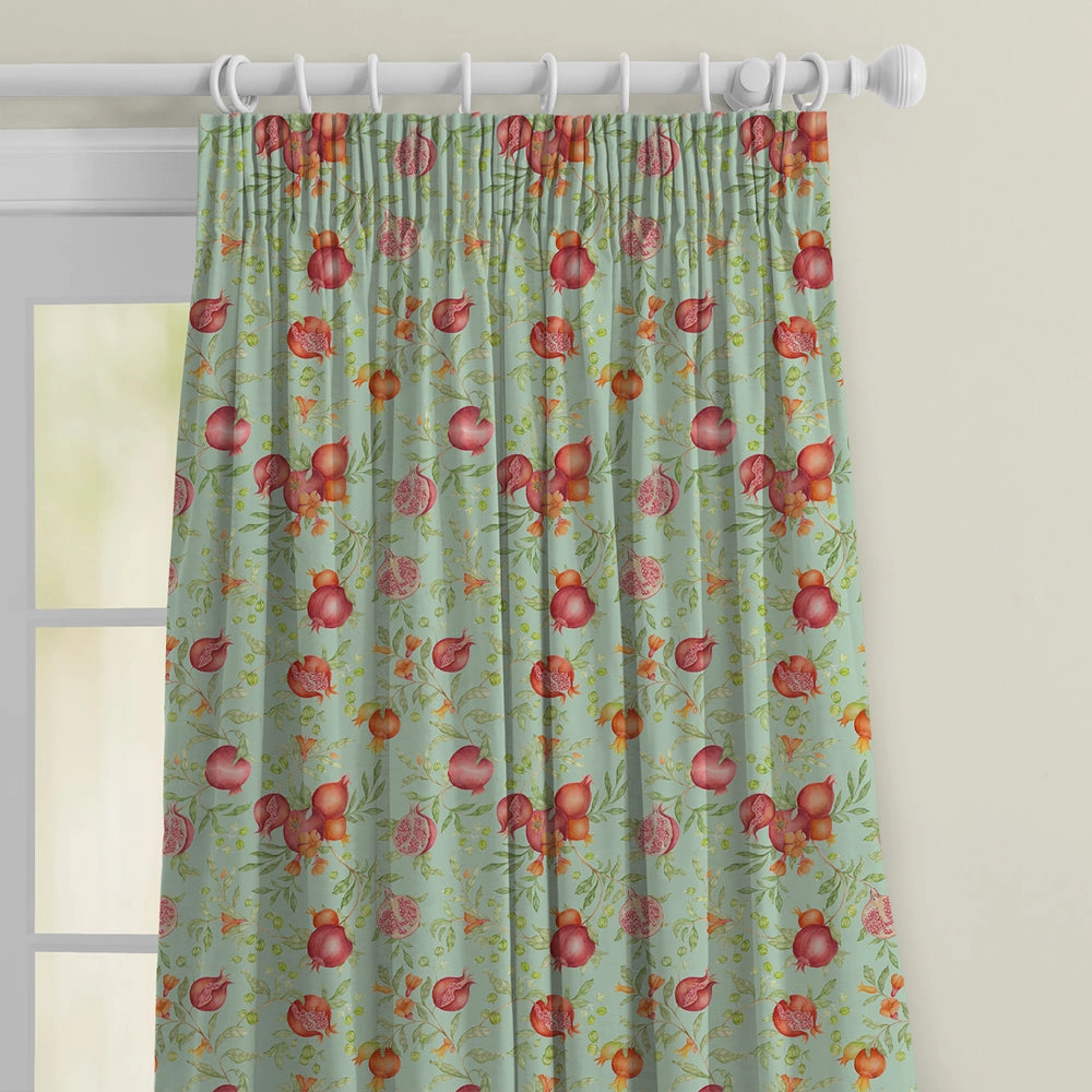 Pomegranate Grove Printed Cotton Fabric Oasis