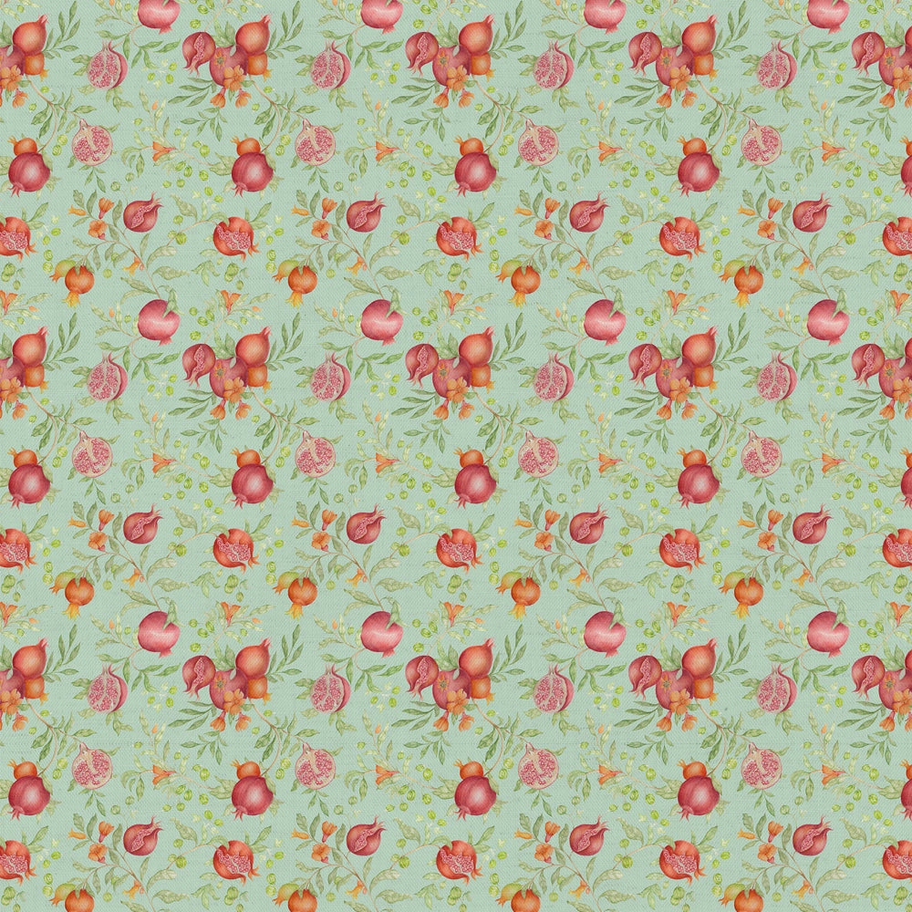 Pomegranate Grove Printed Cotton Fabric Oasis
