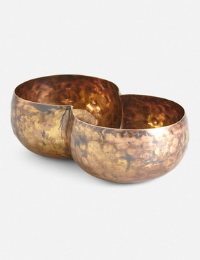 Pompei Double Container decorative tabletop item