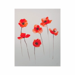 Poppies 8x10 Print framed wall decor