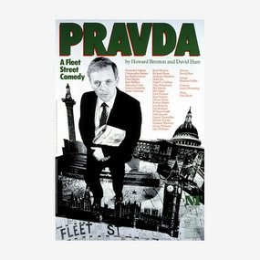 Pravda 1985 Print aesthetic poster wallpaper