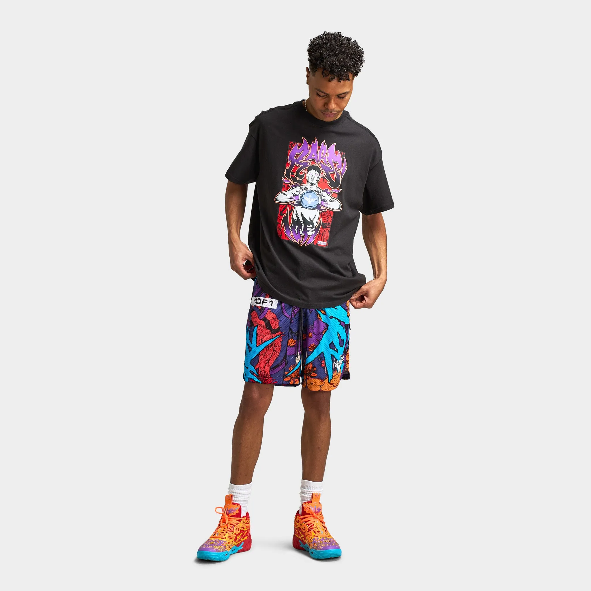 Puma x LaMelo Ball Phoenix Shorts / Blaue Kristall AOP Puma Schuhe