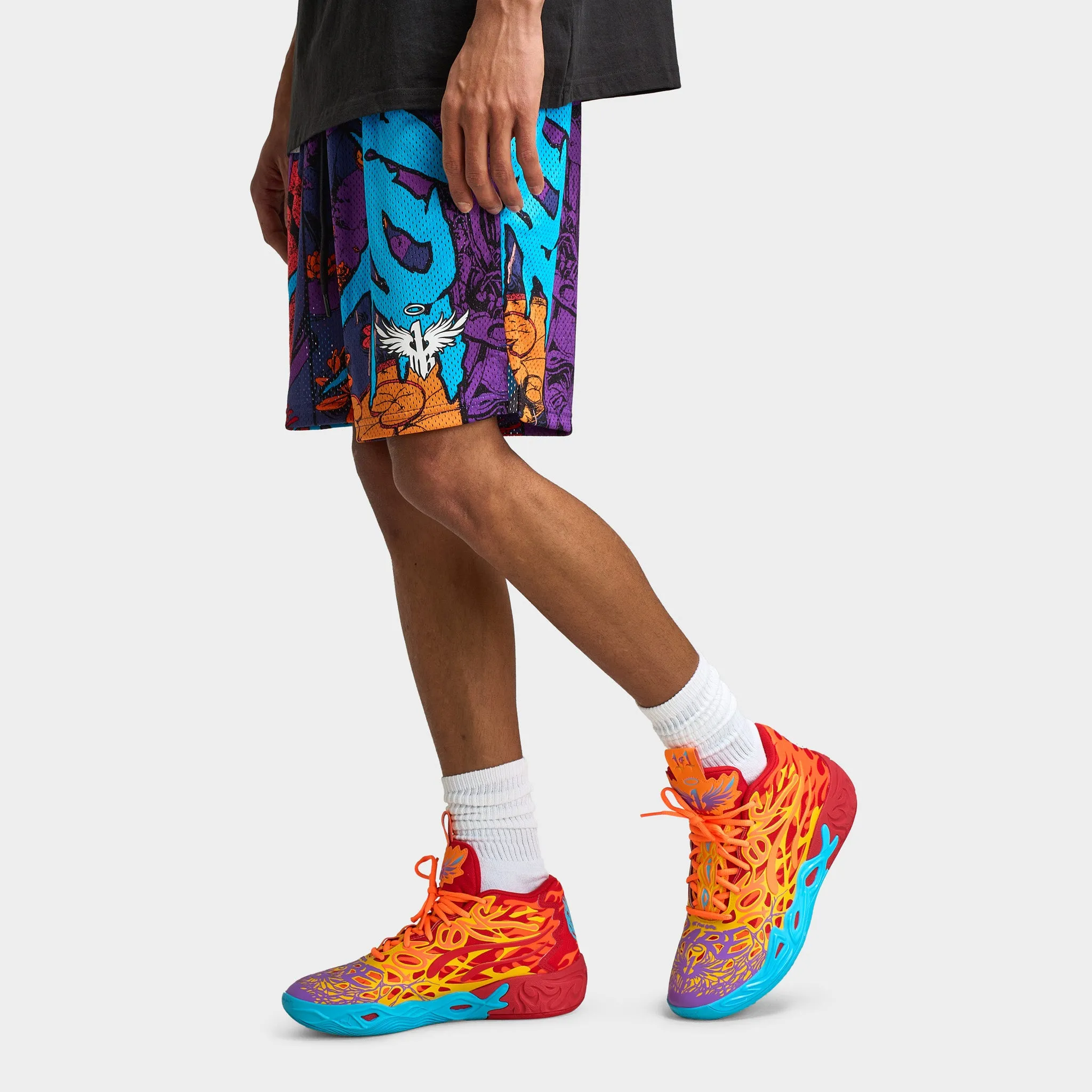 Puma x LaMelo Ball Phoenix Shorts / Blaue Kristall AOP Puma Schuhe