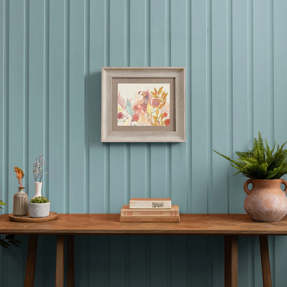 Quail Framed Print Birch
