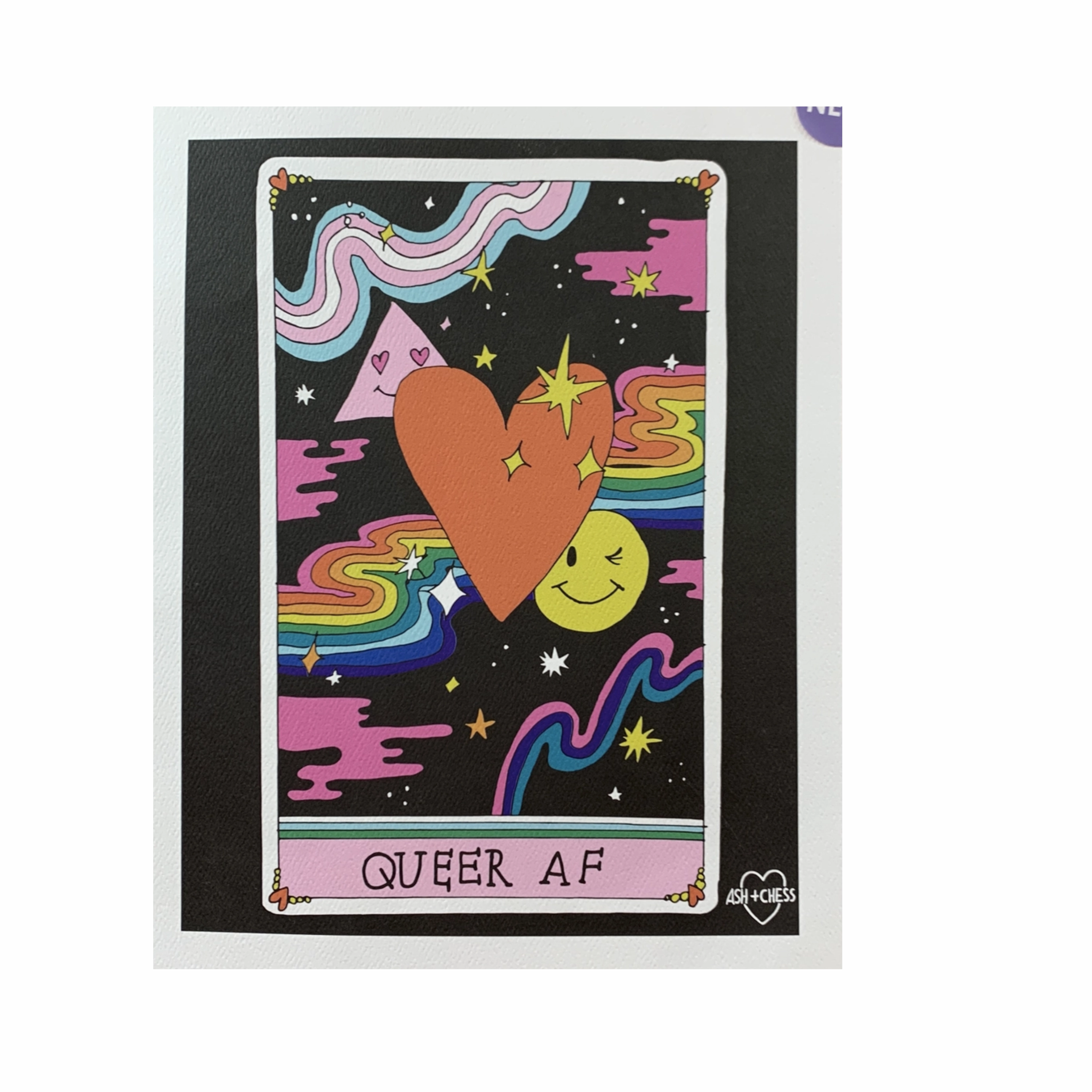 Queer Tarot 8 x 10 Art Print framed wall decor