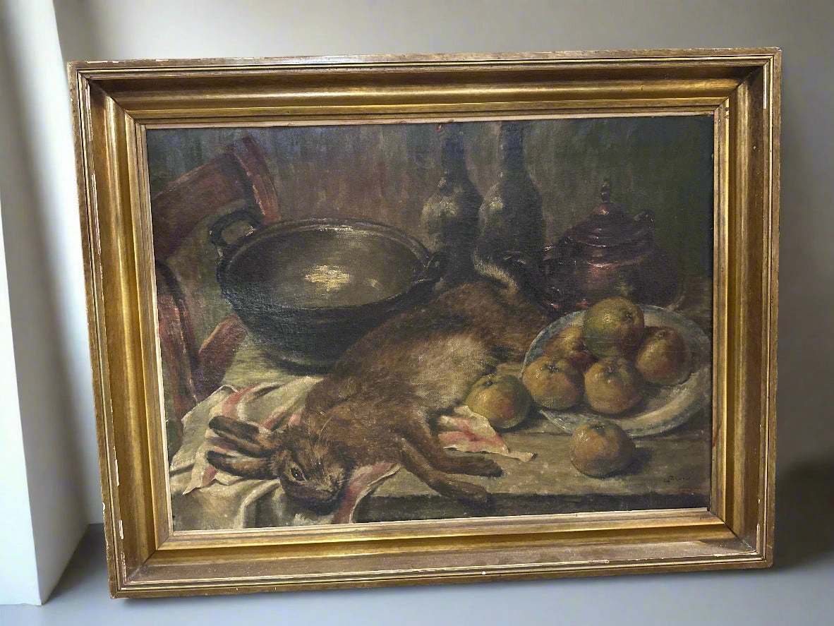 RABBIT OIL PAINTING ON CANVAS classic mural painting