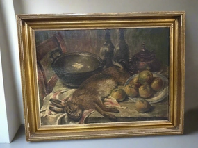 RABBIT OIL PAINTING ON CANVAS classic mural painting