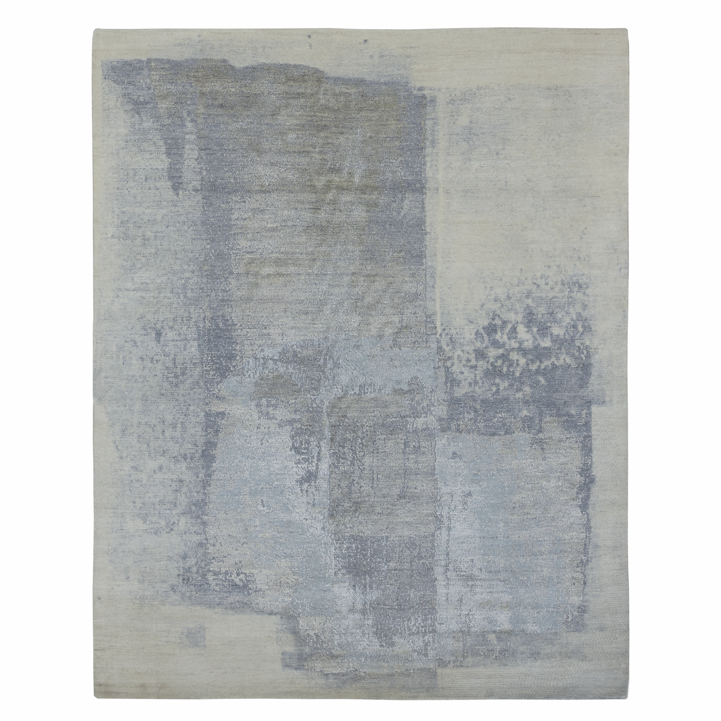 Raisa Ivory/Grey minimalist everyday rug