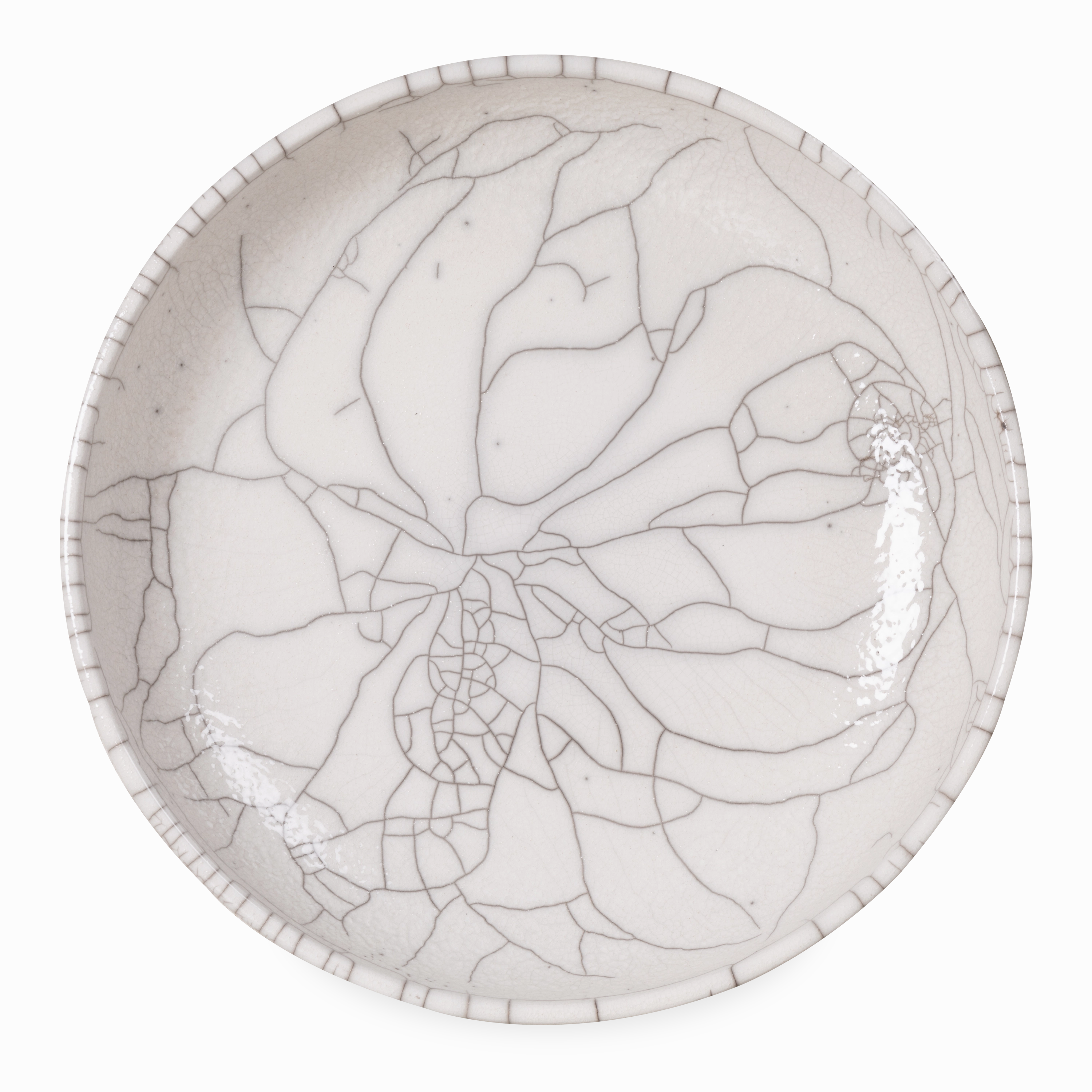 Raku Low Bowl