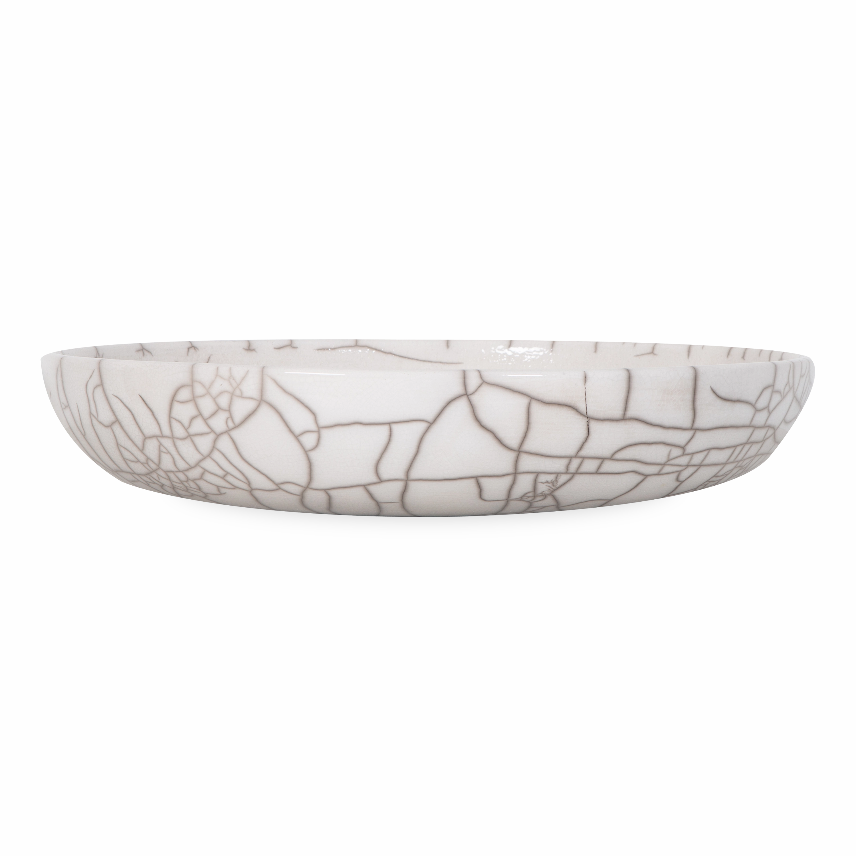 Raku Low Bowl elegant wall decor