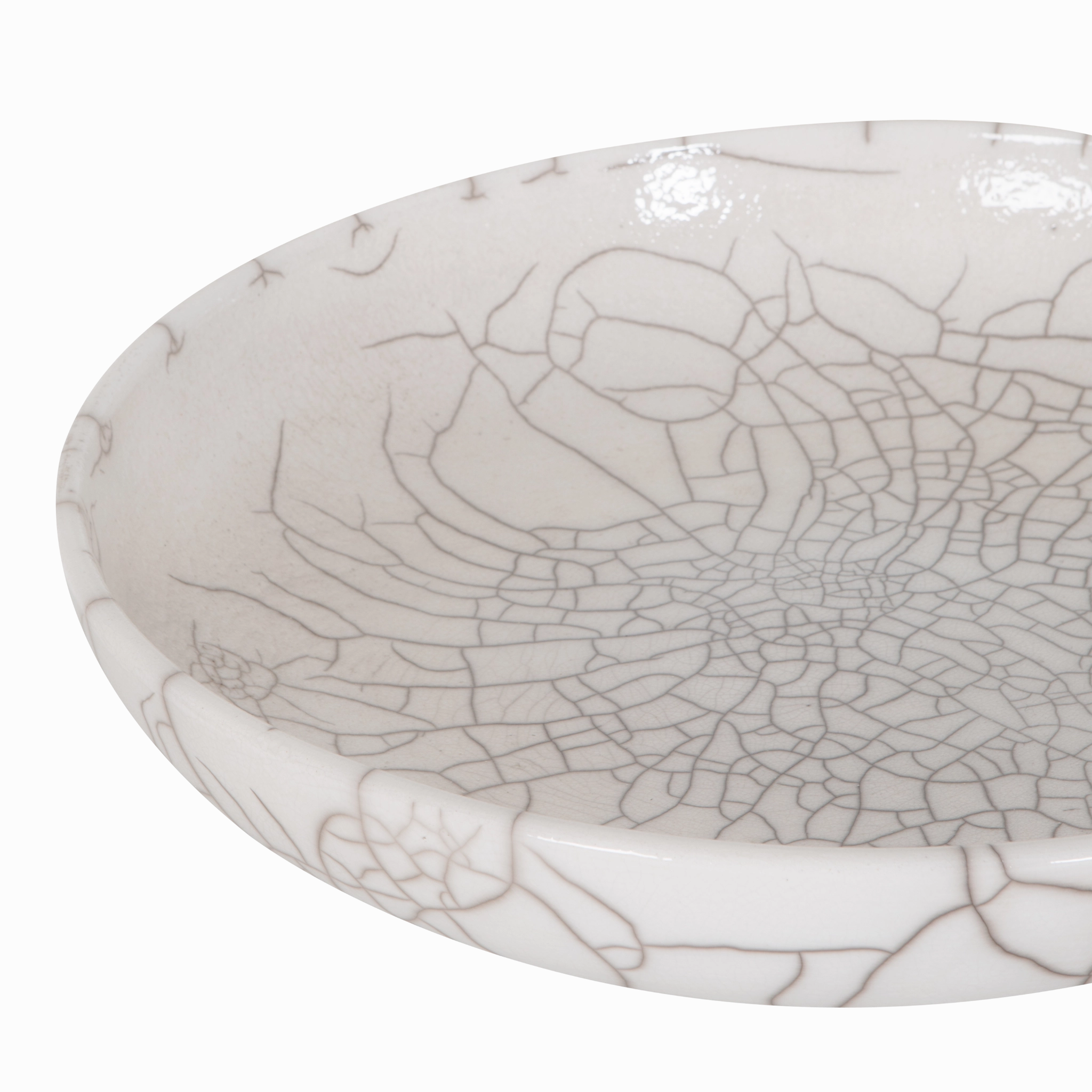 Raku Low Bowl