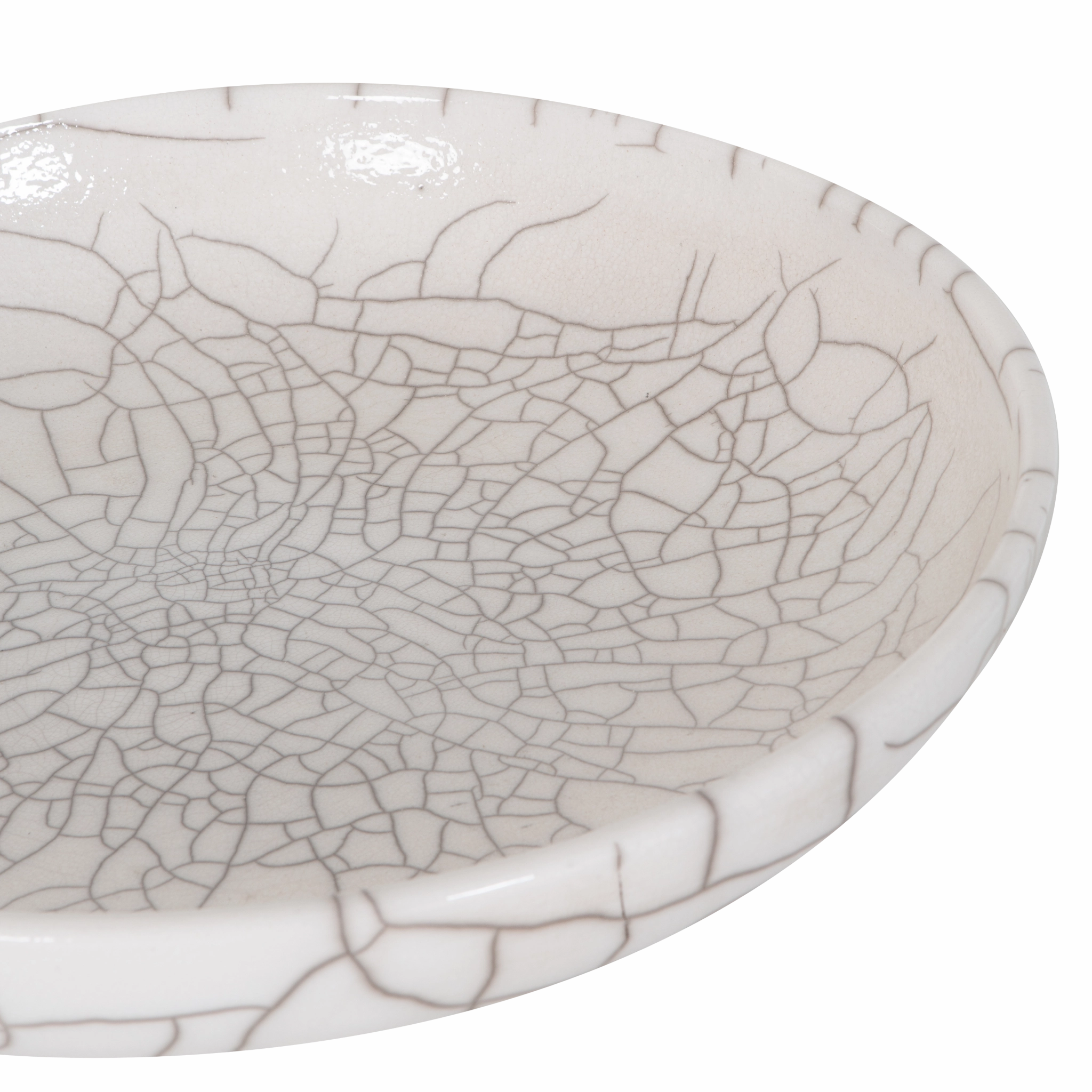 Raku Low Bowl